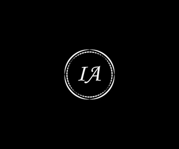 IA Letter Logo Design