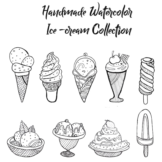 Ice cream collection