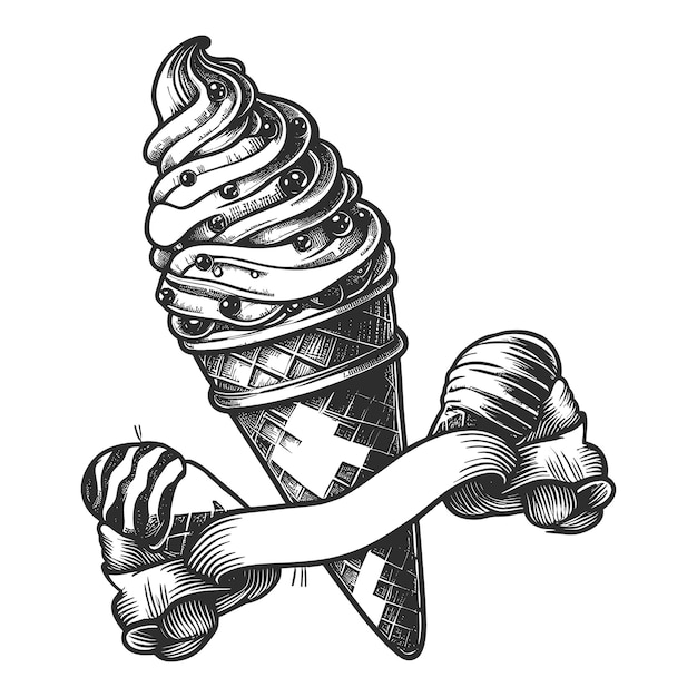 Ice cream cone Coloring