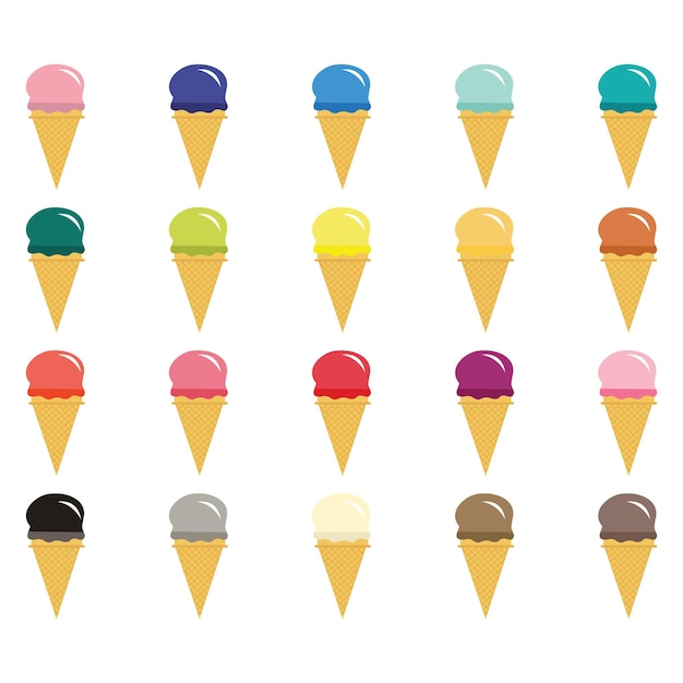 Ice Cream Crone Ice Cream Clipart