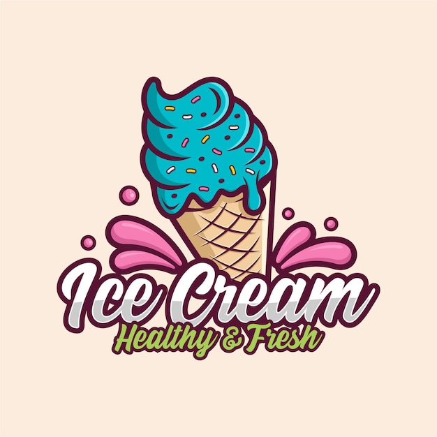 Ice Cream design logo