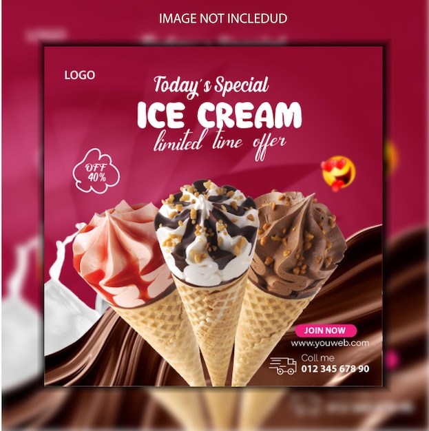 ICE CREAM Design Template