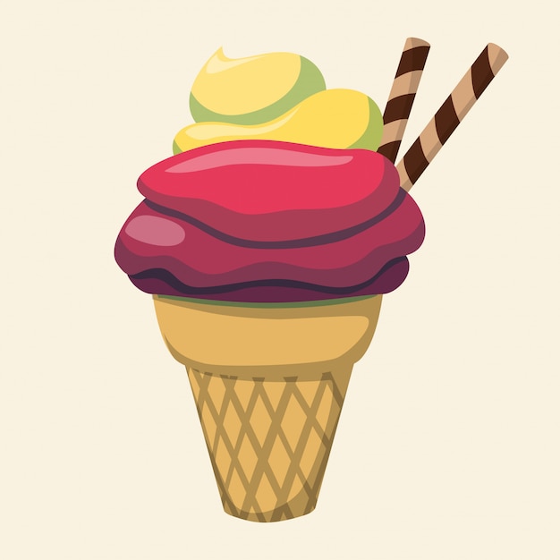 Ice cream design 