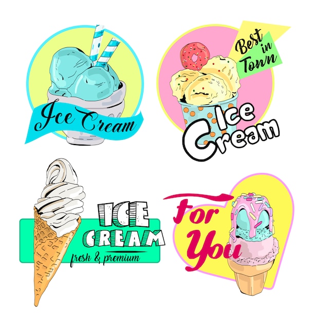 Ice cream emblems