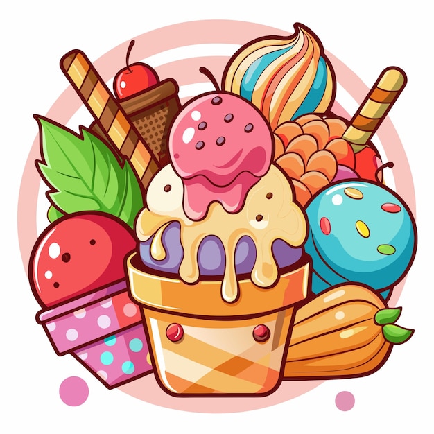 ice cream illustration