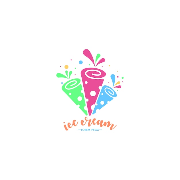 Ice cream logo