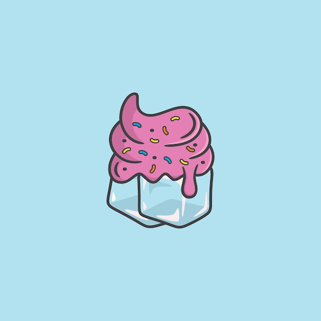 Ice Cream Mascot Logo Design