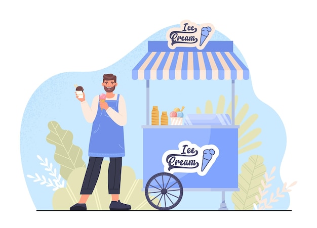 Ice cream seller