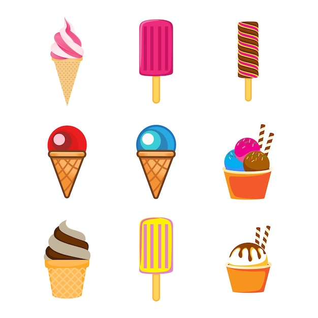 Ice Cream Vector Collection