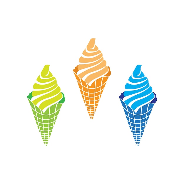 ice cream vector design on white background