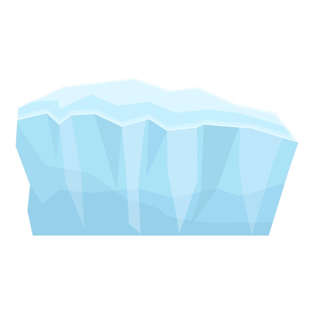 Ice icon cartoon vector Arctic glacier Ice berg