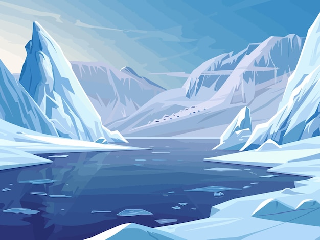 Vector ice lake