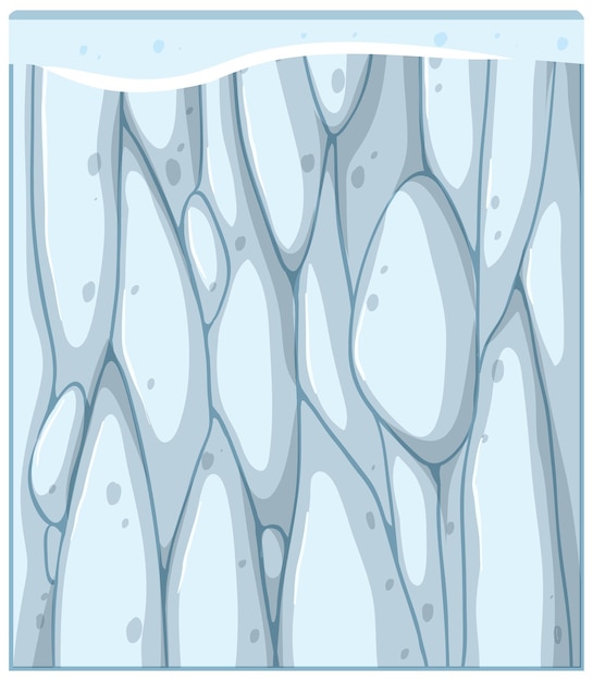 Vector ice wall texture background