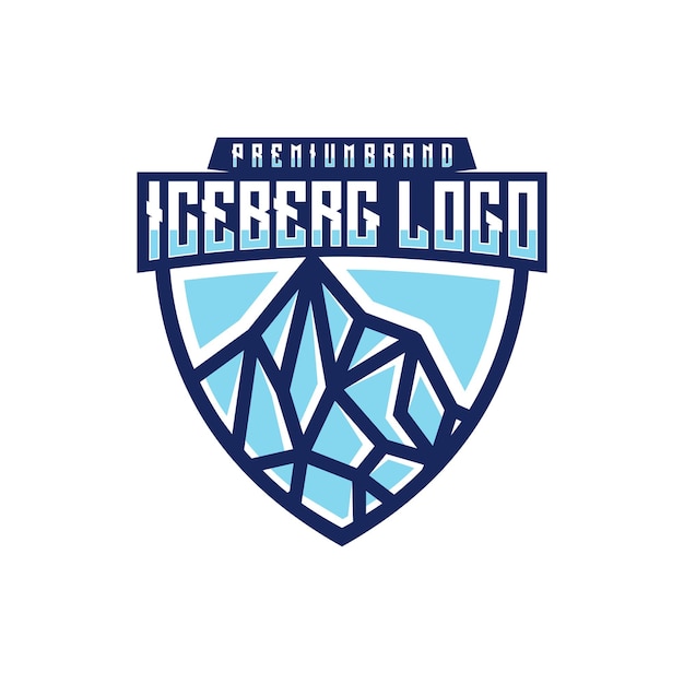 Iceberg logo design template