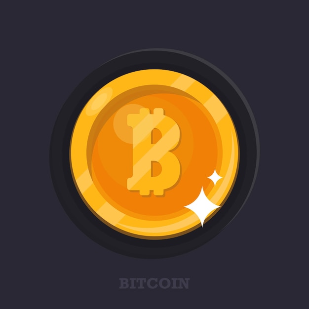 Icon Of Bitcoin Element for business