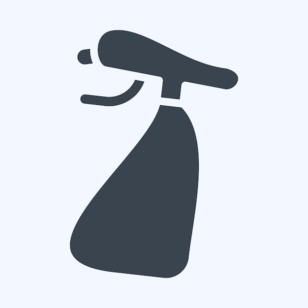 Icon Cleaning Spray related to Hygiene symbol glyph style simple design illustration