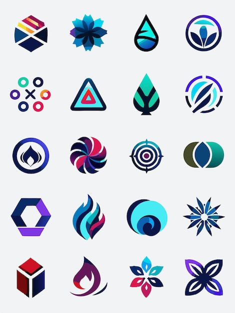 Icon Collection vector graphics illustration EPS source file format lossless scaling icon design