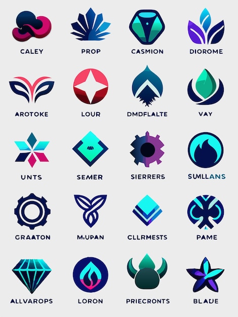 Icon Collection vector graphics illustration EPS source file format lossless scaling icon design