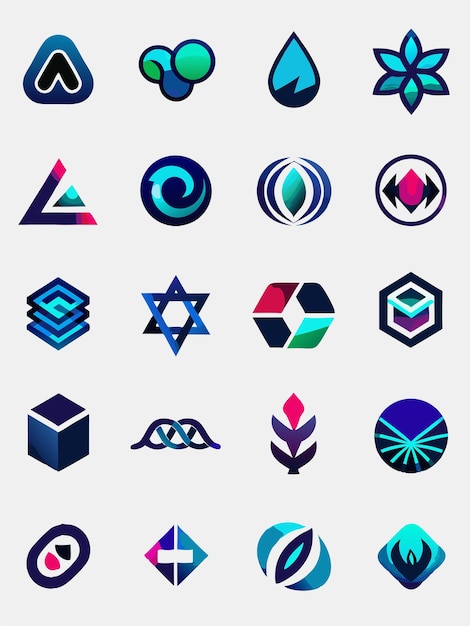 Icon Collection vector graphics illustration EPS source file format lossless scaling icon design