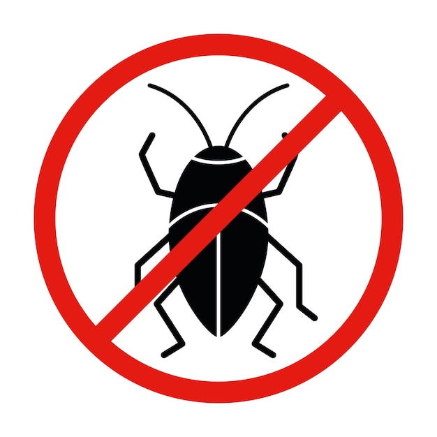 Icon Design Of A Cockroach