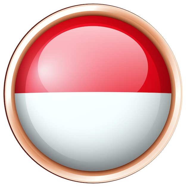 Icon design for Indonesia flag