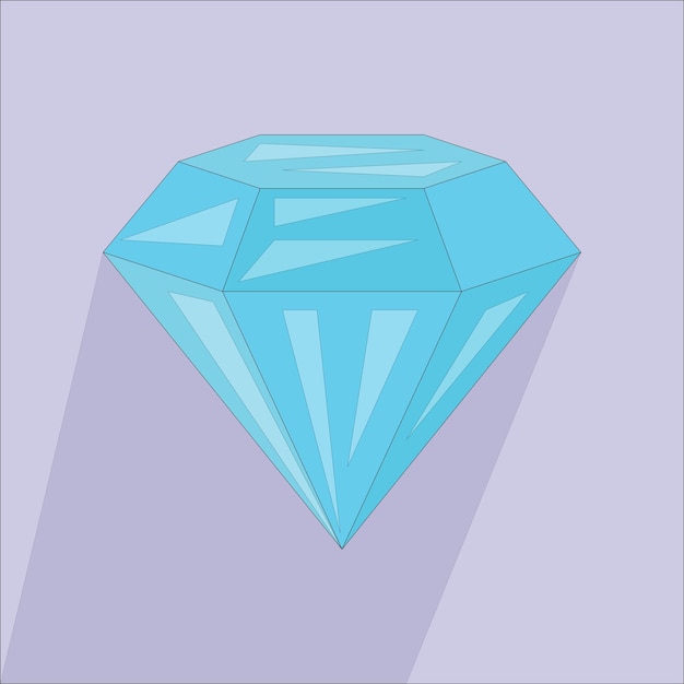 Icon of Diamond Jewelery Vector