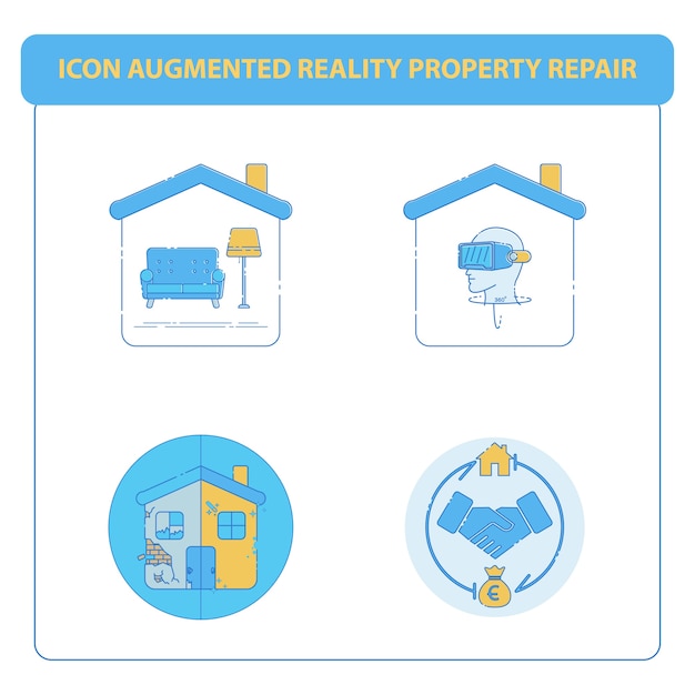 icon instructions augmented reality property repair