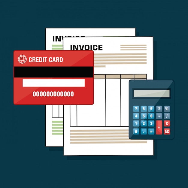 icon invoice design