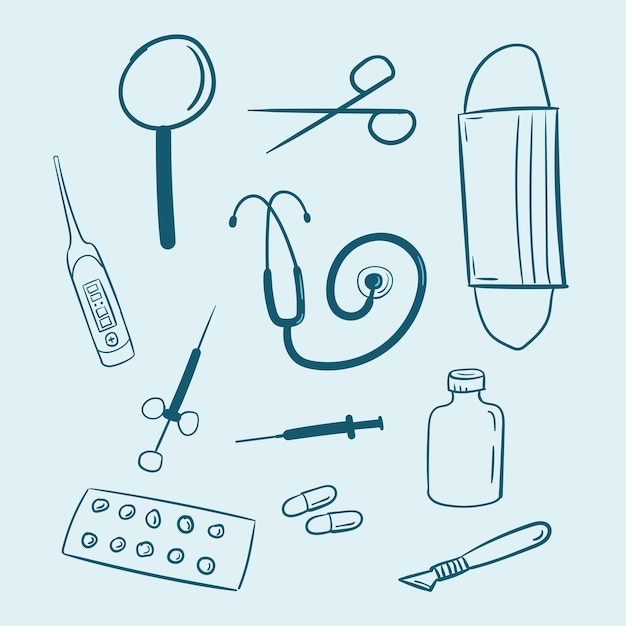 icon of medical equipment and supplies