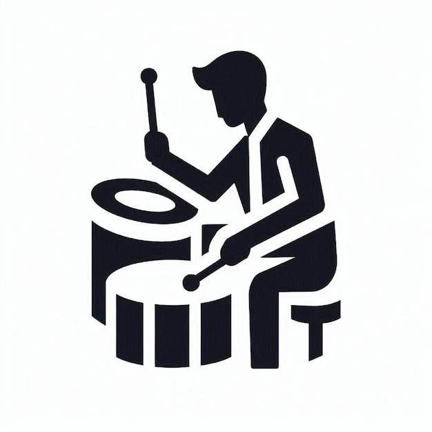 Vector icon musician