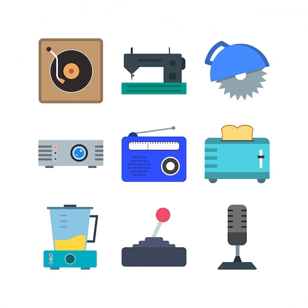 Icon Set Of electronic devices For Personal And Commercial Use