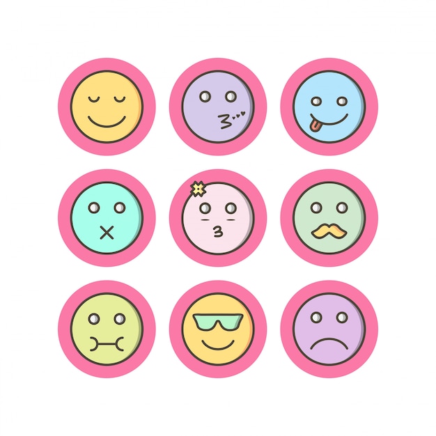 Icon Set Of emoji 