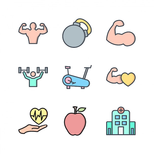 Icon Set Of health 