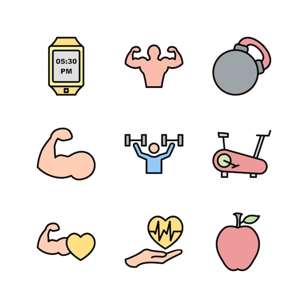 Icon Set Of health 