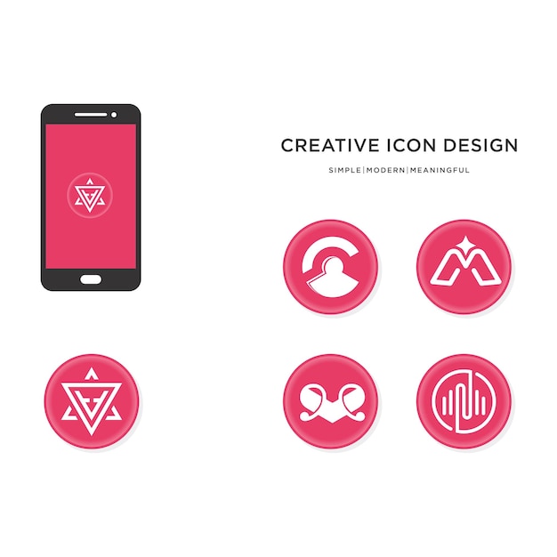 icon set template elements