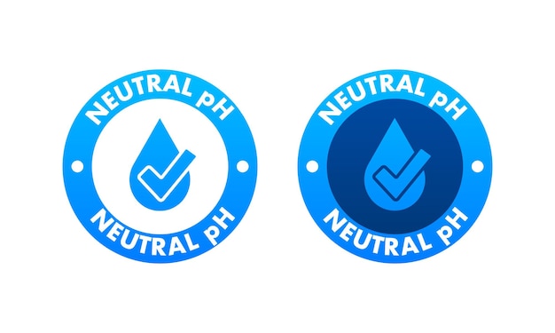 Icon with neutral ph Vector logo Logo symbol