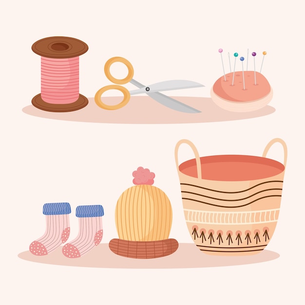 Icons for knitting