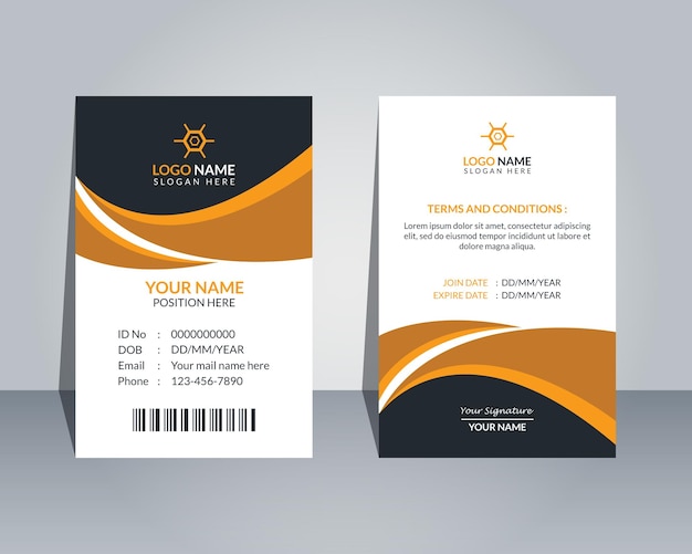 ID Card Design Template