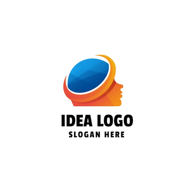 Idea Gradient Colorful Logo Design