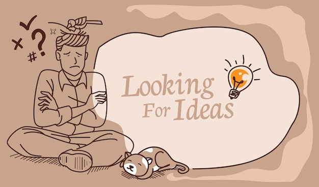 Ideas and People Art Background