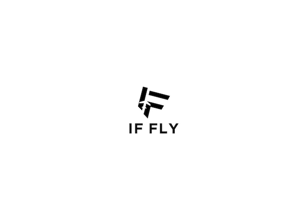 if fly logo design vector illustration