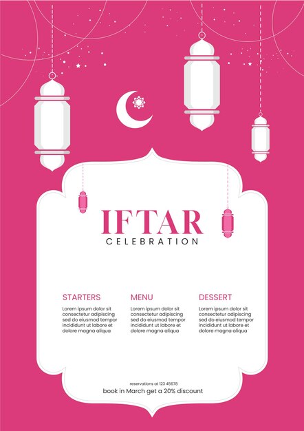 Iftar Celebration Flyer Template