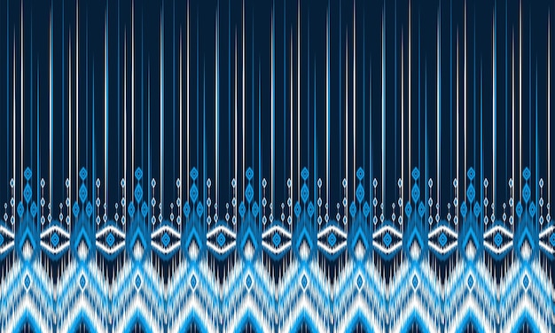 Ikat geometric folklore ornament with diamonds.Design forbackground,carpet,wallpaper,clothing,wrapping,Batik, fabric, Vector illustration.embroidery style.