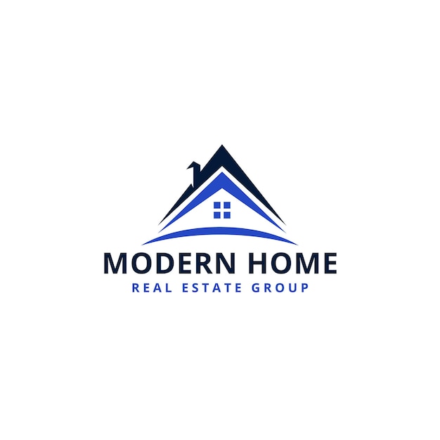 Illustrated Simple Home Logo Template