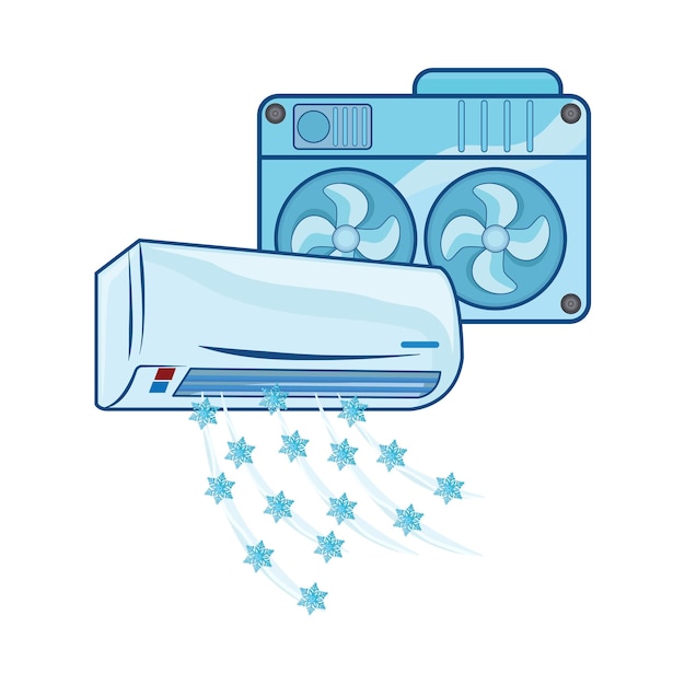 Illustration of air conditioner