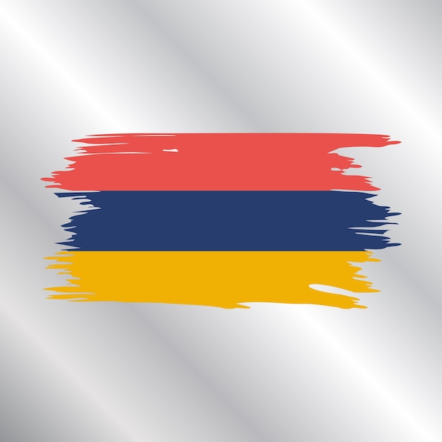 Illustration of Armenia flag Template