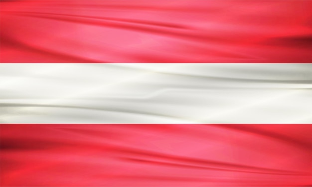 Illustration of Austria Flag and Editable vector Austria Country Flag