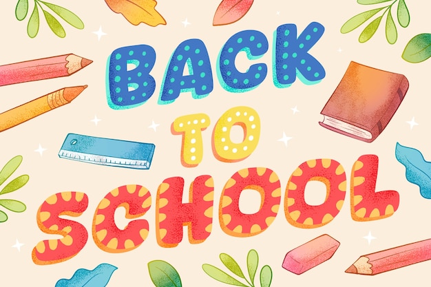 Illustration for back to school season