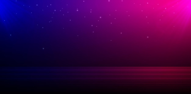 illustration background with glittering stars neon 90s colorful for signs corporate, advertisement