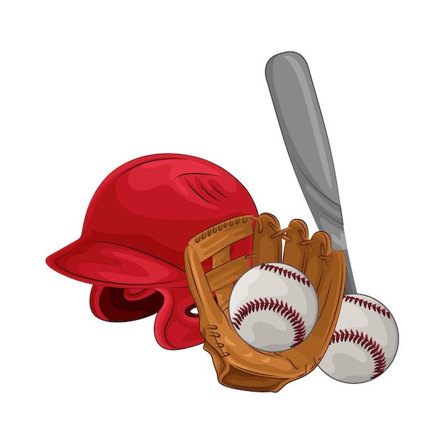 Illustration of baseball